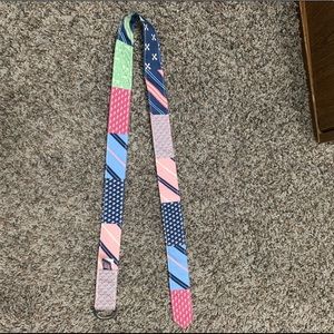 Vineyard Vines patchwork belt